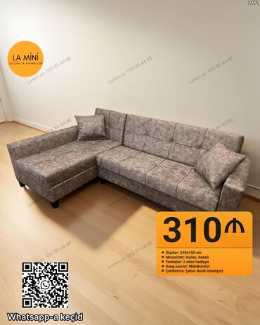 metbex kunc divanlari qiymetleri: Угловой диван, Раскладной, С подъемным механизмом, Бесплатная доставка в черте города