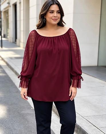 Bluze: 10. Prelepa bluza za punije
2XL 3XL 4XL
Cena : 2.900 dinara H — 2