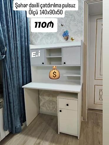 Детская мебель: Yazı masası rəng seçimi var — 1