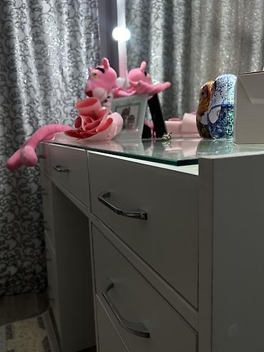 зеркало с подсветкой: Новый, Нераскладной, Стекло, Прямоугольный стол — 2
