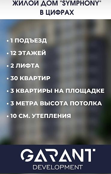 марс: 3 комнаты, 119 м², БГУ Элитка, 4 этаж, ПСО (под самоотделку) — 3