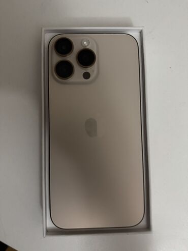 iphone x işlenmiş qiymeti: IPhone 16 Pro Max, 256 GB, Desert Titanium, Face ID