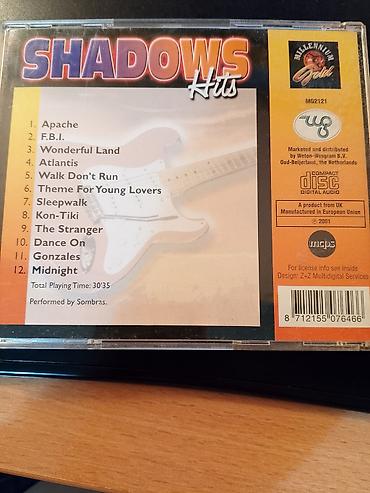 cd player prodaja: CD: Shadows Hits – performed by The Sombras Izdanje: Millennium Gold — 2