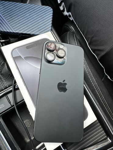 телефоны в рассрочку только паспорт без первого взноса бишкек: IPhone 16 Pro Max, Колдонулган, 256 ГБ, Black Titanium, Каптама, Куту, 94 %