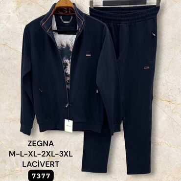 Спортивные костюмы: Спортивный костюм Zegna. Производство Турция. 
Размеры M-L-Xl-2Xl-3Xl