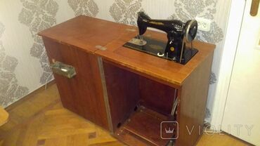 массажный матрас на кровать: Швейная машина с тумбой и ножным приводом. - Классическая чугунная