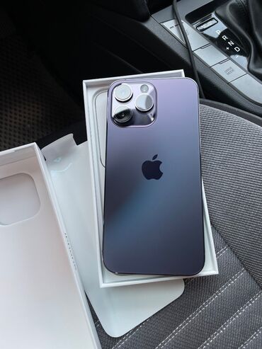 бу стекло: IPhone 14 Pro Max, 256 ГБ, Deep Purple, Коргоочу айнек, Каптама