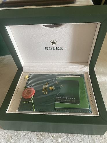 Наручные часы: Rolex saat qutusu və aksesuar dəsti - Rəng: Tünd yaşıl xarici korpus — 2