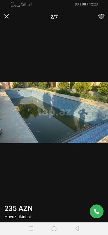 Hovuzlar: Hovuz tikintisi və üzlənməsi xidməti - 0-dan hovuzların — 20