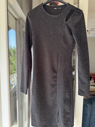 XS (EU 34), color - Black, Cocktail, Long sleeves