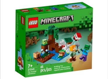stroitelnaja kompanija lego: Lego Minecraft 21240,Болотное приключение🌄 рекомендованный возраст