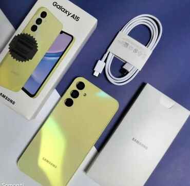 телефон сотовый: Samsung Galaxy A15, Новый, 128 ГБ, цвет - Черный, 2 SIM