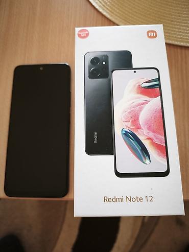 Xiaomi: Prodajem tel redmi note 12 4 gb ram sa 128 gb memorije ram prosiriv sa — 10