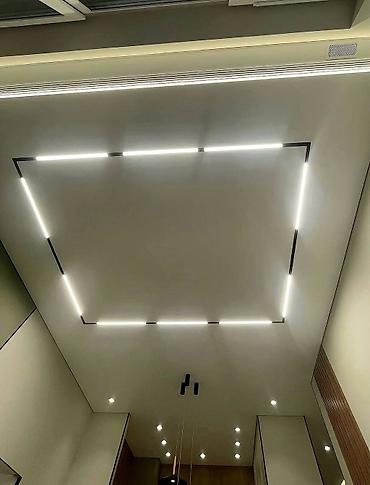 Натяжной потолок: Натяжной потолок Матовое, 3D потолки, Глянцевое Бесплатная консультация, Бесплатный замер, Монтаж — 5