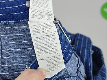 white jeans: Denim, Ogrodniczki damskie, rozmiar S — 4