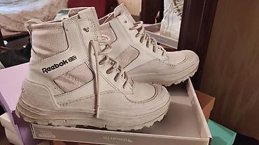 Botinka və botilyonlar: Məhsul 1: Reebok ağ rəngli yüksək boğaz idman botları - Brend: Reebok — 1