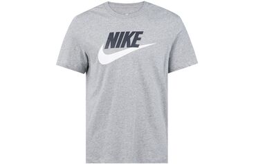 мужские футболки с длинными рукавами: Мужская футболка, S (EU 36), Nike, Б/у, цвет - Серый, Самовывоз