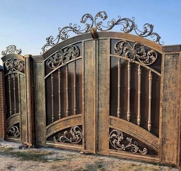 Həyət darvazaları: Metal EN MMC olaraq istədiyiniz forma və ölçüde demir işlerinin -da lalafo.az — 18 Həyət darvazaları: Metal EN MMC olaraq istədiyiniz forma və ölçüde demir işlerinin — 18