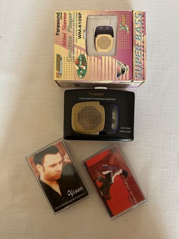 jbl kalonka masin ucun: Panasonic (Panasound Japan) Mini Stereo Kaset Pleyer – model WM-610SP