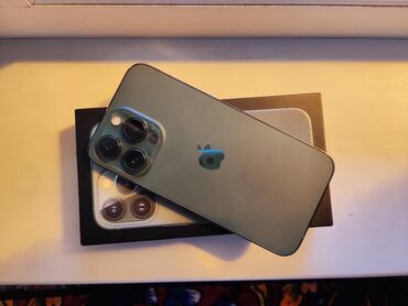 телефон редми ноте 9: IPhone 13 Pro, Колдонулган, 128 ГБ, Alpine Green, Куту, 77 %