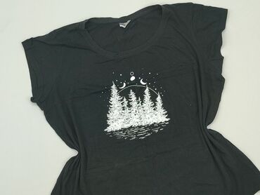 czarne spódniczka plisowane: T-shirt, Beloved, 2XL, stan - Dobry