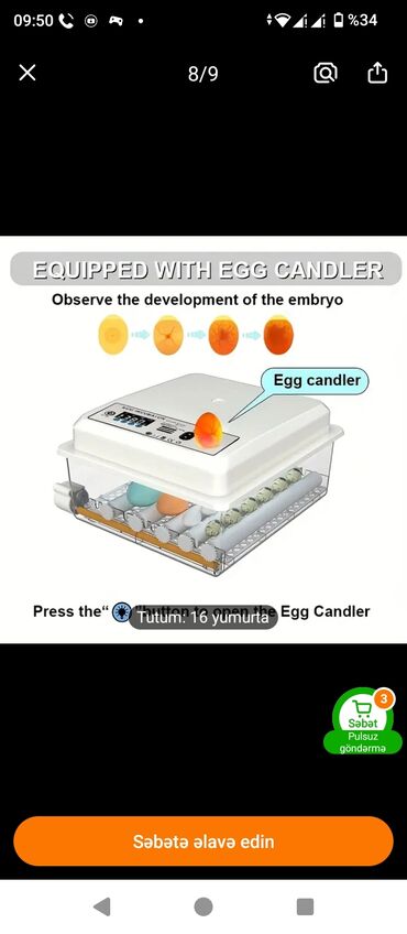 İnkubatorlar: Tam avtomat — 3