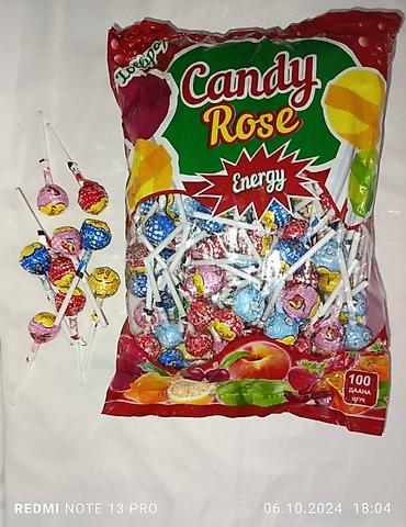 Кондитерские изделия, сладости: Оптом 1) Макарон-леденцы на палочке, Navroz. - Формат: разноцветные — 9