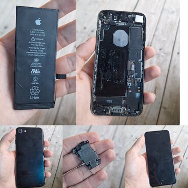 iphone 7 platası: IPhone 7 üçün batareya, korpus və digər ehtiyat hissələri. Cihazın