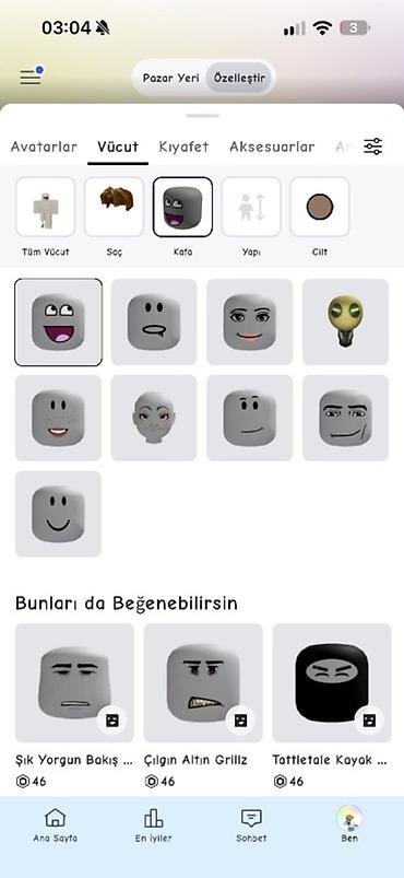 kombi fondital: ROBLOX avatar dizaynı və fərdiləşdirmə xidməti Xidmətin məzmunu: - — 5