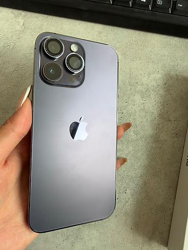 планшет бу: IPhone 14 Pro, цвет Deep Purple 256 гб. Состояние отличное - Экран — 2