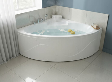 банный стол: Ванна, Бурчтук, Материалы: Акрил, Өлчөмү: 170 x 100 см