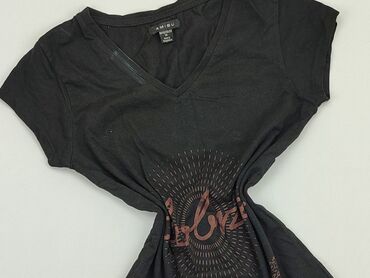 czarne letnie spódnice: T-shirt, Amisu, XS (EU 34), condition - Good