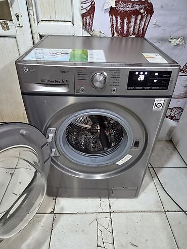 zapçast az: Paltaryuyan maşın LG, 9 kq, İşlənmiş, Avtomat, Qurutma var, Pulsuz çatdırılma, Ödənişli çatdırılma — 2
