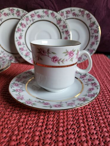 Kuhinjski setovi: Servis nov za kafu Epiag Bohemija 1950g + Cehoslovacka na lalafo.rs — 11 Kuhinjski setovi: Servis nov za kafu Epiag Bohemija 1950g + Cehoslovacka — 11