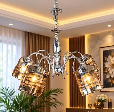 Çilçıraqlar: Çılçıraq, 5 lampa, Metal — 1