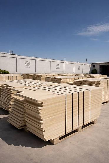 Фасадные плиты Сары-Таш (Травертин): Натуральный камень — известняк/травертин бежевых оттенков (плиты и — 4