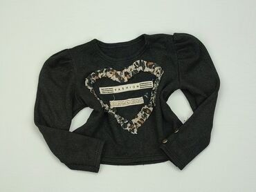 czarny sweterek do sukienki: Світшот, 1,5-2 р., 86-92 см, стан - Хороший