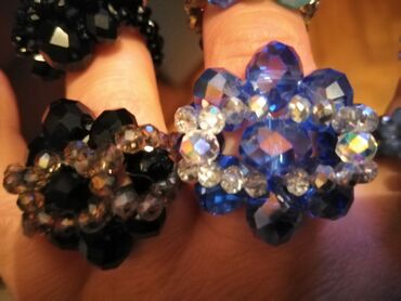 Prstenje: Ženski prsten, Handmade, Materijal: Kristal, Cirkon — 11