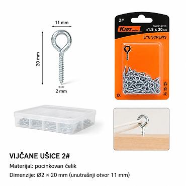 KMT Vijak sa okom 2# (SKU: 9368328) Opis: - Vijak sa okom za široku