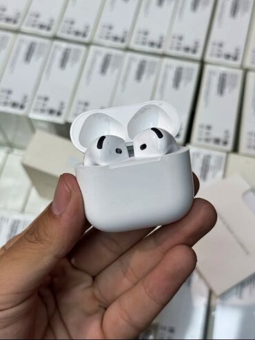 аирподс не оригинал цена: Каптагычтар, Apple, Жаңы, Электр зымсыз (Bluetooth), Классикалык