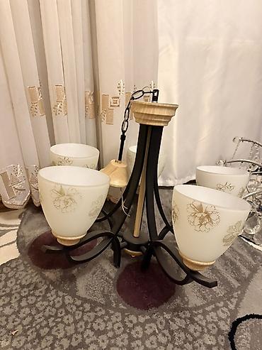 candella pro u: Çılçıraq, 5 lampa, Metal — 2