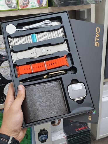 smart whatc: ️Oale amo ultra9 max‼️ qutuya daxildir, 3ədəd kəmər qələm, pul qabı at lalafo.az smart whatc: ️Oale amo ultra9 max‼️ qutuya daxildir, 3ədəd kəmər qələm, pul qabı