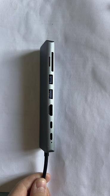 USB-C многофункциональный хаб (док-станция) Порты и разъёмы: - 2×