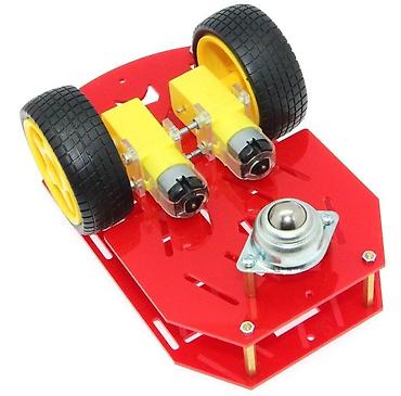 oyuncaq robot: Çoxməqsədli Mobil Robot Platforması – Qırmızı İki mərtəbəli, rəngli — 3