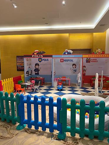 miniş: Uşaq üçün modul mini-şəhər oyun zonası – Polis, Xəstəxana və — 9