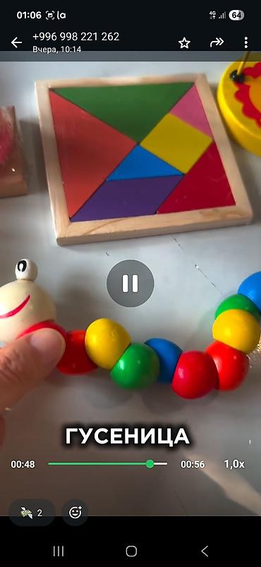 Игрушки: Набор развивающих игрушек “8 игр в одной сумке” - Прозрачная — 13