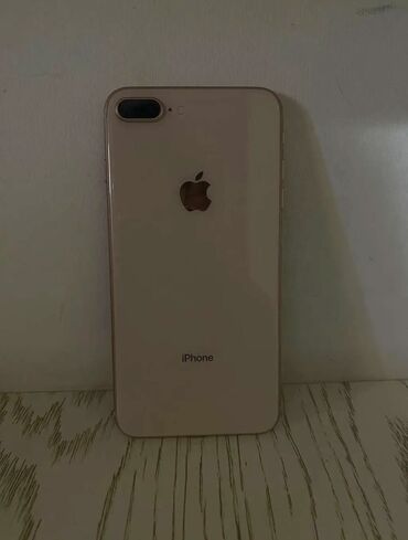 aple iphone 5: IPhone 8 Plus, Колдонулган, 64 ГБ, Алтын, Заряддоочу түзүлүш, Каптама, 100 %