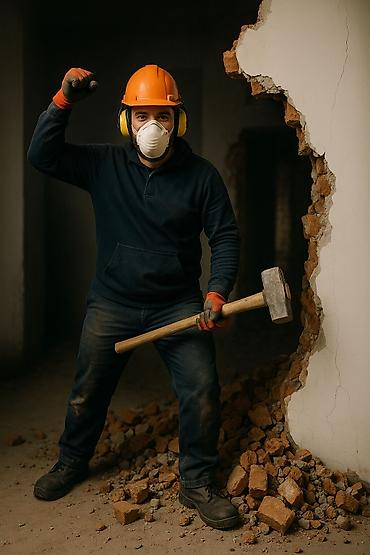 Демонтажные работы: Снос стен | Снос перегородки 3-5 лет опыта — 4