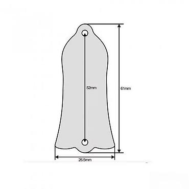 bas gitara cena: ZVONO - GIBSON STYLE TRUSS ROD COVER LP | Slanje po dogovoru ili — 2