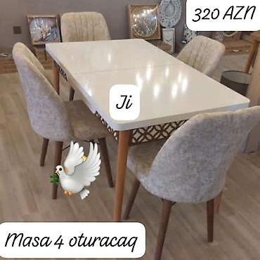 heyet stol stul: Mətbəx üçün, Yeni, 4 stul — 1